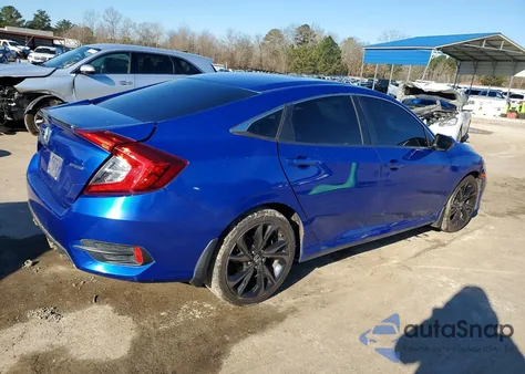 2020 Honda Civic Sport из США, поврежденный, VIN 19XFC2F84LE002551